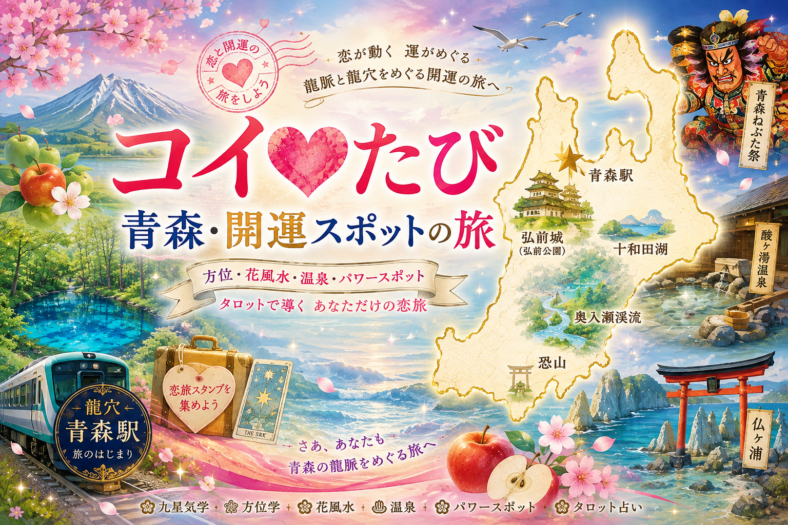 恋旅（コイ❤たび）青森「開運スポット」の旅