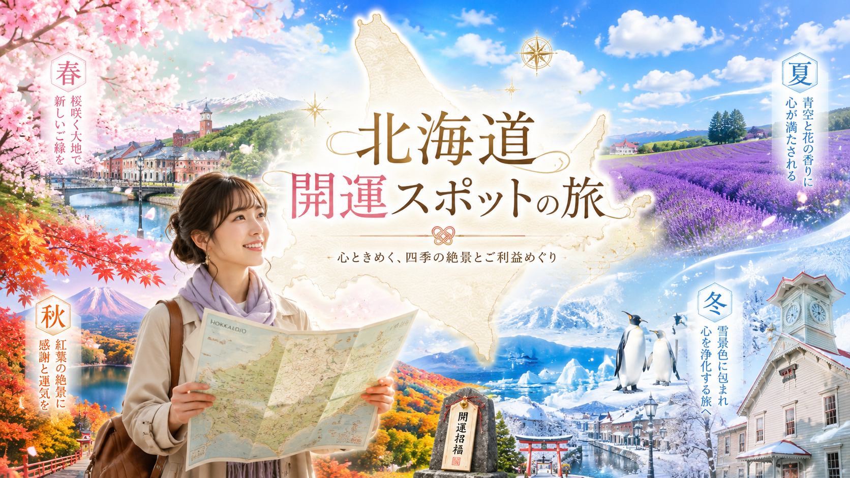 恋旅（コイ❤たび）北海道「開運スポット」の旅
